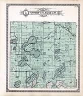 Township 41 N., Range 14 W., Namedagon River, Frog Lake, Lile, Sucker, Little Bear, Web, Lost Lake, Burnett County 1915